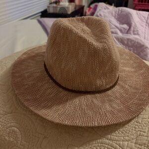 Stylish Tan Fedora Hat
